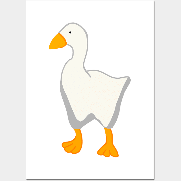 Goose Wall Art by Literallyhades 